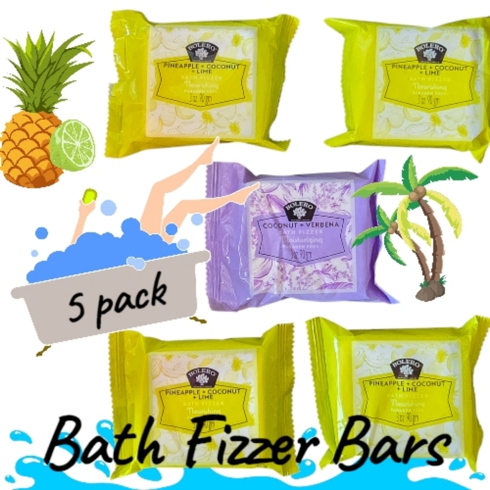 5-Pack Bath Fizzer Bars